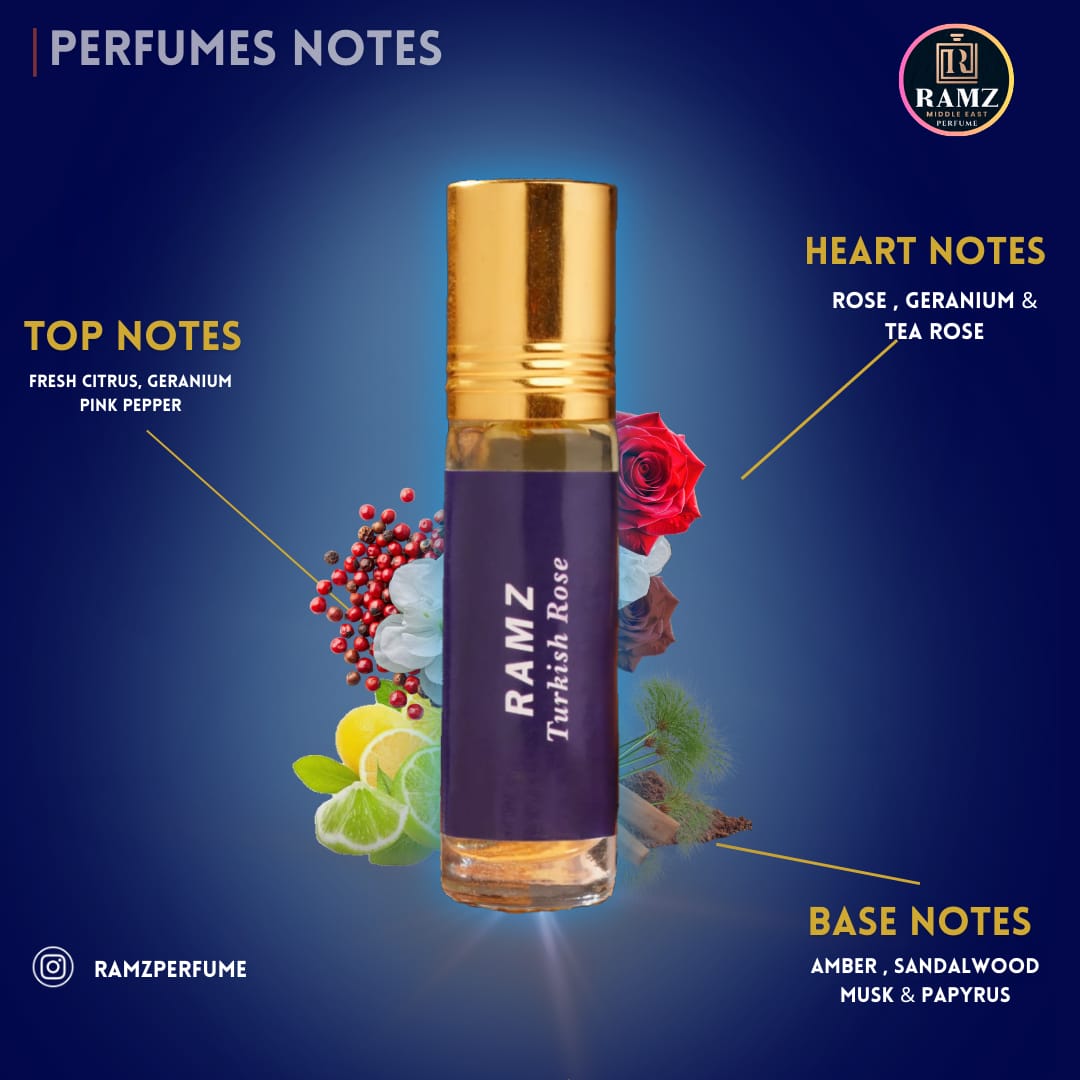 Middle East Ramz Attar A best combination of Arabic Fragrances (10 bottles x 6 ml )