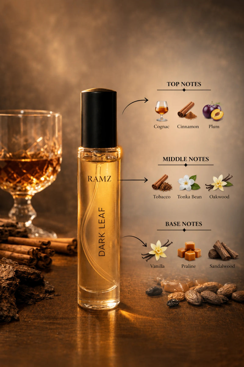 Dark leaf French Set For Him By Ramz Perfume