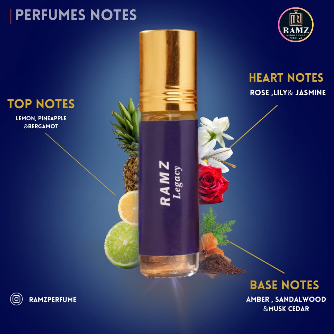 Middle East Ramz Attar  A best combination of Arabic Fragrances (10 bottles x 6 ml )