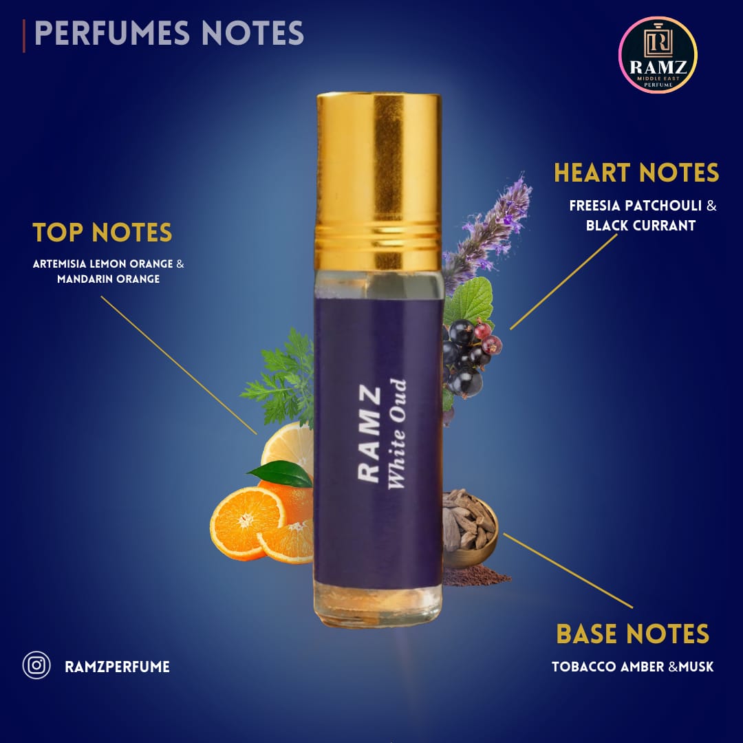 Middle East Ramz Attar  A best combination of Arabic Fragrances (10 bottles x 6 ml )