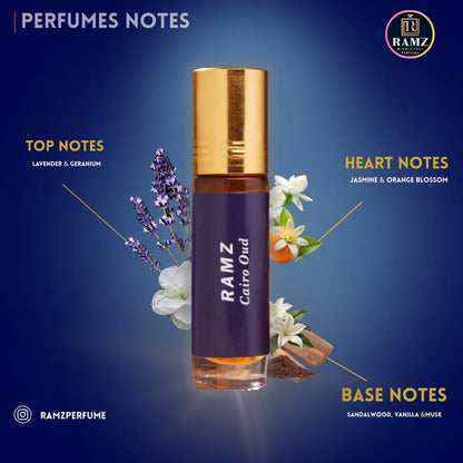 Middle East Ramz Attar – 10 Luxury Arabic Perfumes in One Box