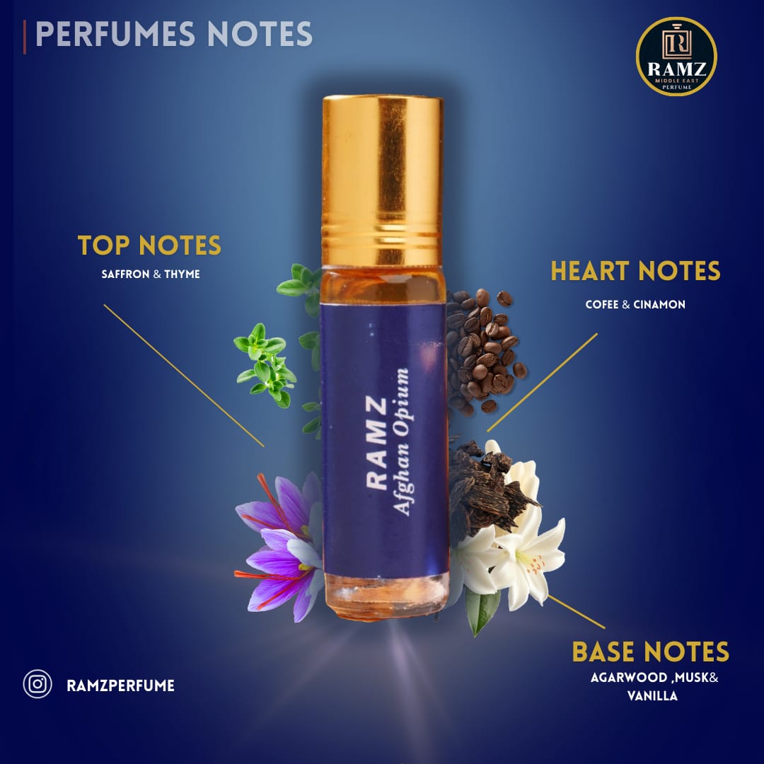 Middle East Ramz Attar  A best combination of Arabic Fragrances (10 bottles x 6 ml )