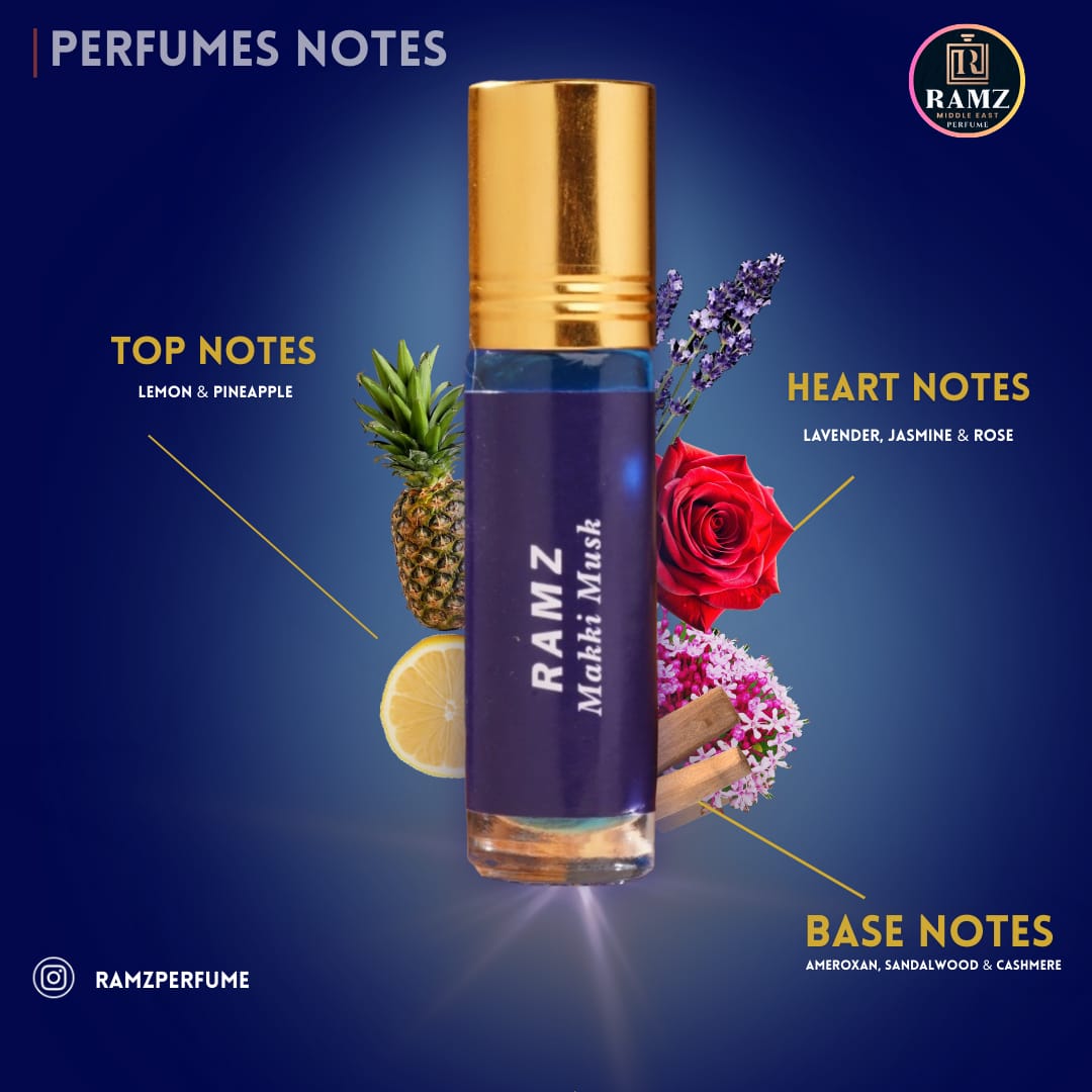 Middle East Ramz Attar  A best combination of Arabic Fragrances (10 bottles x 6 ml )