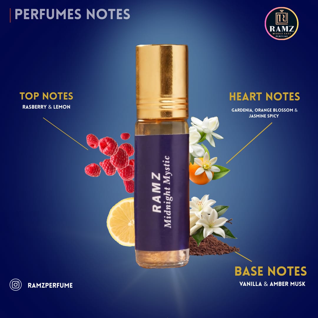 Middle East Ramz Attar  A best combination of Arabic Fragrances (10 bottles x 6 ml )
